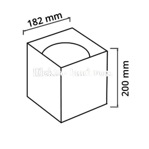 Накладной светильник LED 15W HOROZ SANDRA-SQ15/XL 4200K квадрат